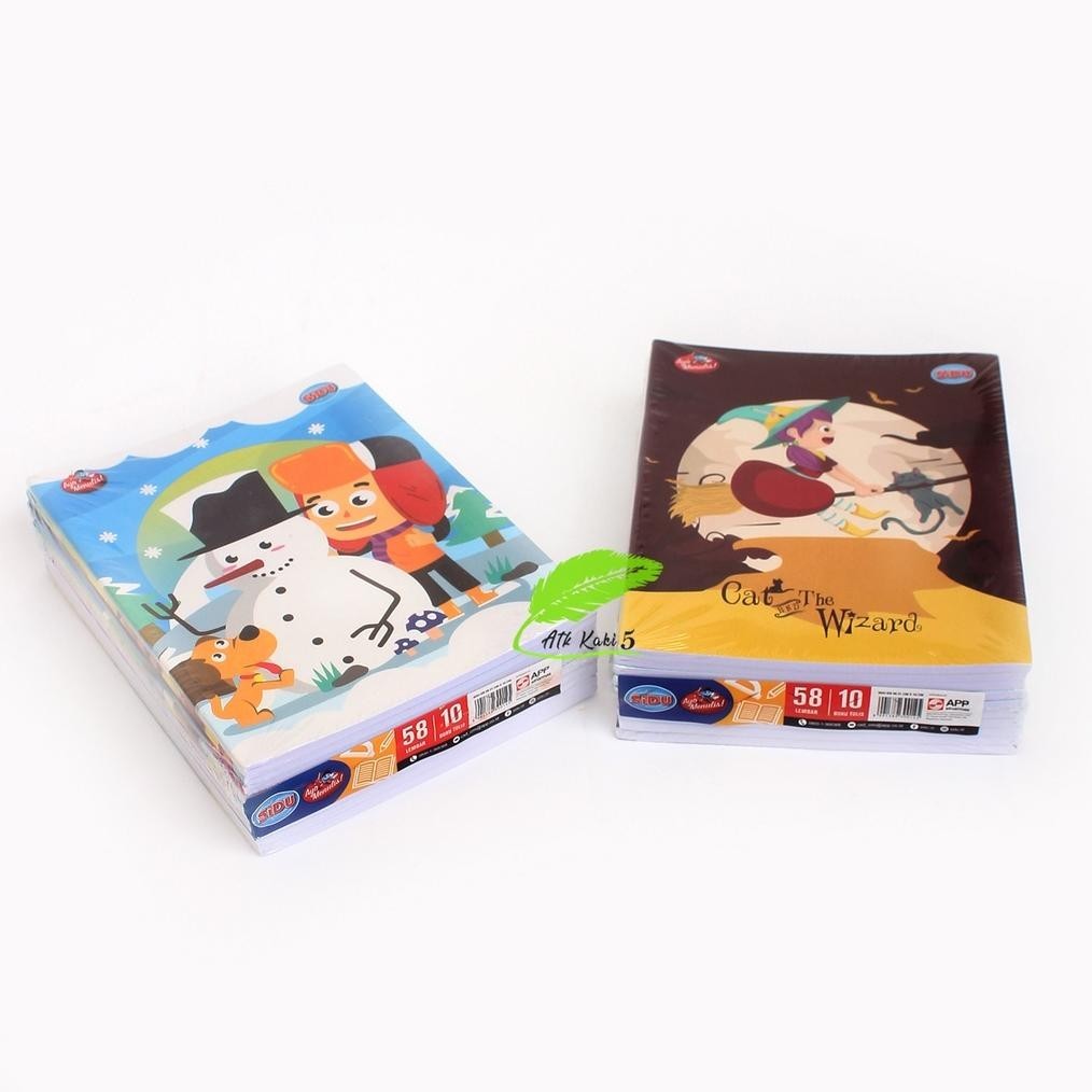 

jy-56 SIDU - Buku Tulis 58 Lembar - Pack Viral