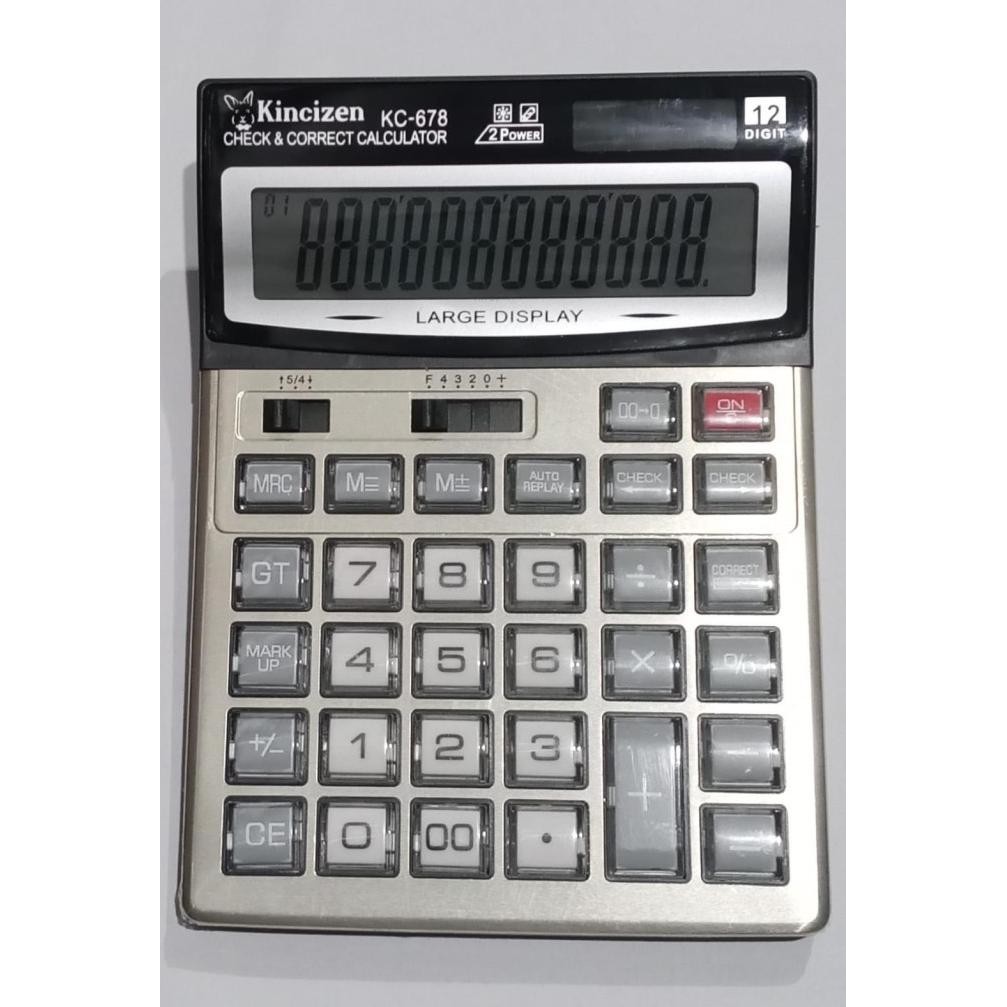 

KALKULATOR DESKTOP CITIZEN CT-678 / CALCULATOR 12 DIGIT CEK ULANG