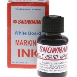 

Tinta White Board Marker Snowman Ink ( Per Lusin ) Refill / Isi Ulang