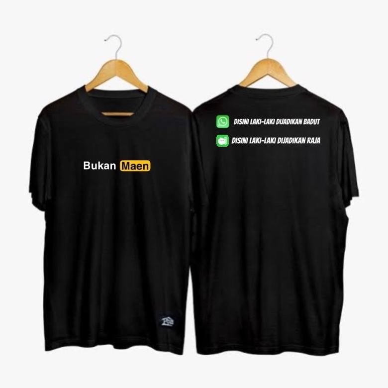Viral Kaos Mi Chat 02 T-Shirt Kata Kata Mi Chat Unik Premium Pria Wanita Terbaru