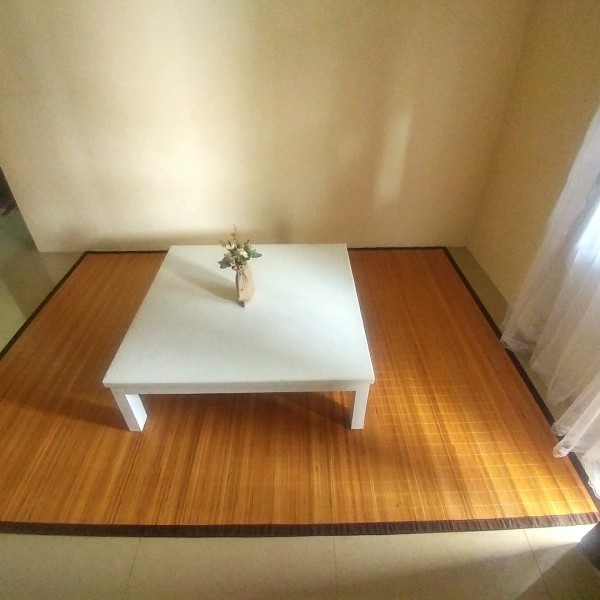 Asna Rumbia Polos 140X200Cm Tikar Rotan Rumbia Coklat, Karpet Kalimantan