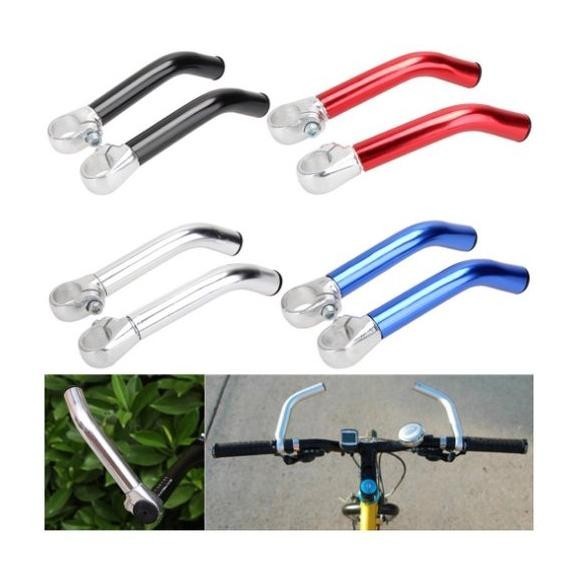 Fh-46 Tanduk Alloy Warna Panjang Bar End Hand Grip Stang Horn Sepeda Lipat Mtb Xc Seli Gunung Handle
