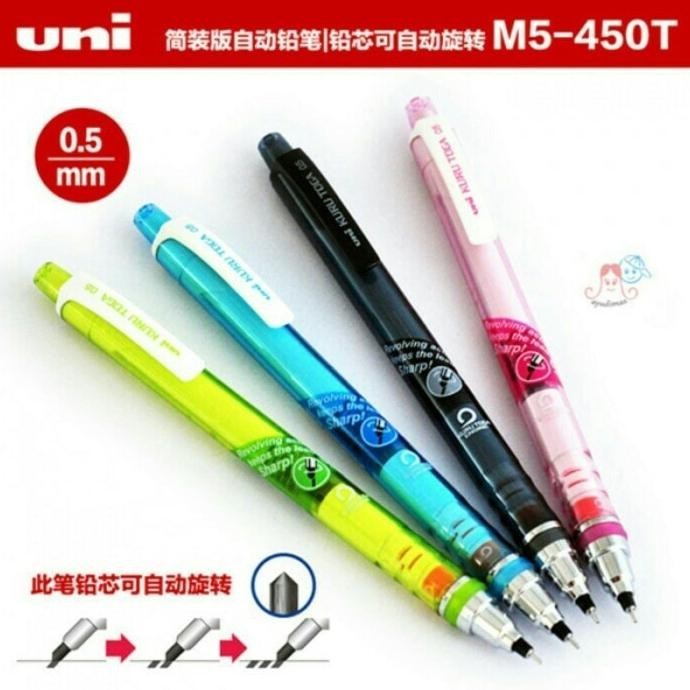 

TERMURAH Uni Pencil Kuru Toga 0.5 M5-450T 2er-54