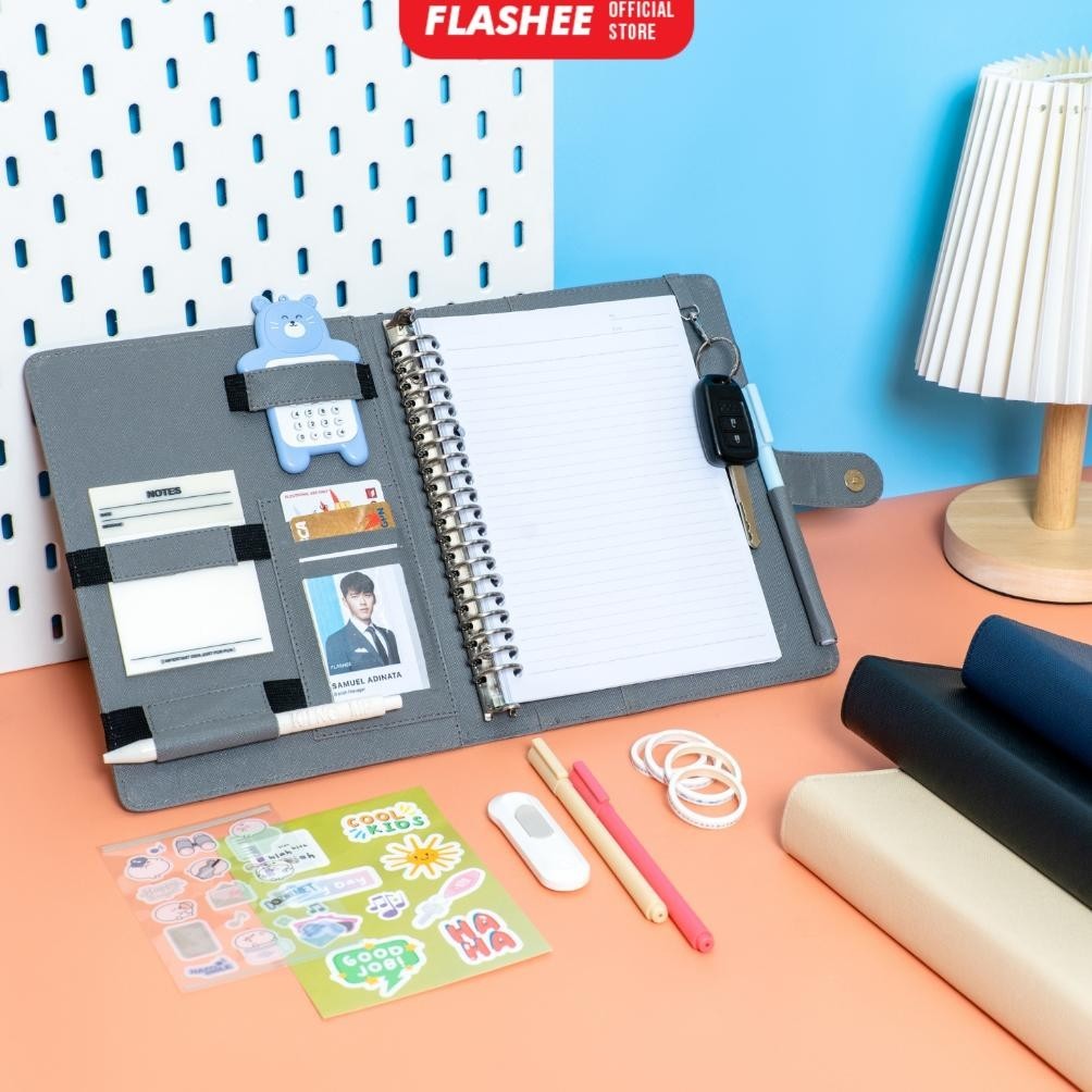 

TERMURAH Flashee Binder Polos A5 20 Ring Antimainstream Ozzie Binder Eksklusif A5 20 Ring Multifungsi 7 Warna ed-7