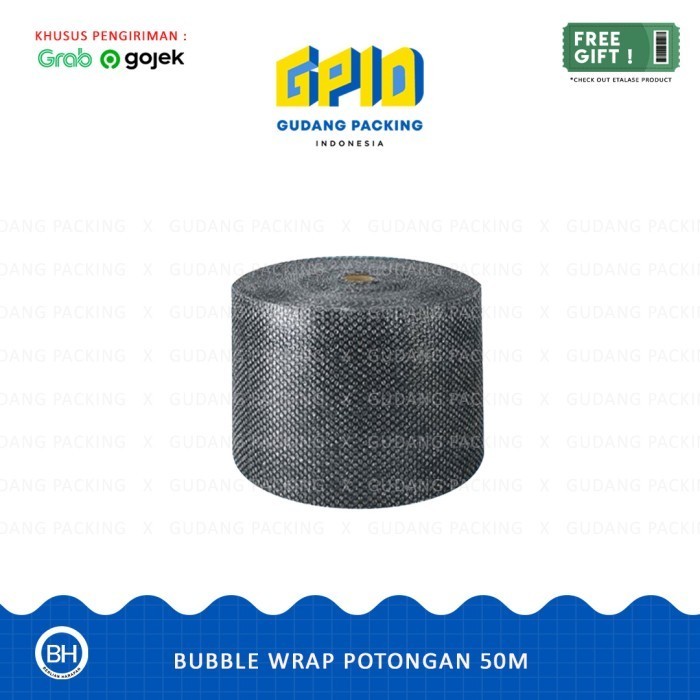 

TERMURAH (GOSEND/GRAB) Bubble Wrap Eceran Tinggi / Lebar (25-100 cm) x 50 m