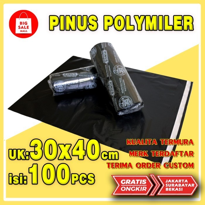 

HOT SALE Pinus Plastik Polymailer 30X40CM isi100pcs Olshop Packing Lem Perekat