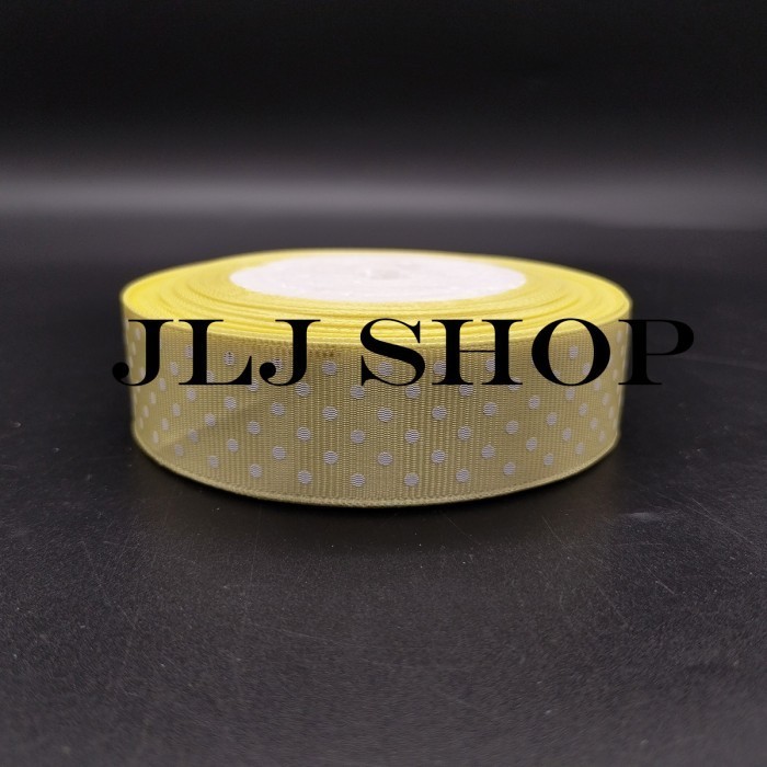 

TERMURAH PIta Hias / Pita Grosgrin Polkadot Ukuran 1 inchi (Harga Per Roll)