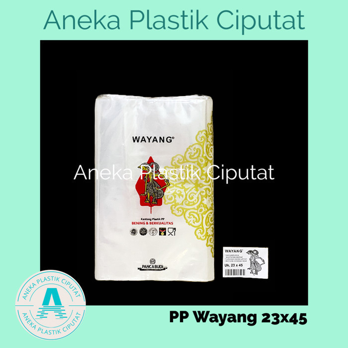 

DISKON Plastik PP Wayang 20x30 / 20x35 / 20x40 / 23x35/ 23x40 / 23x45