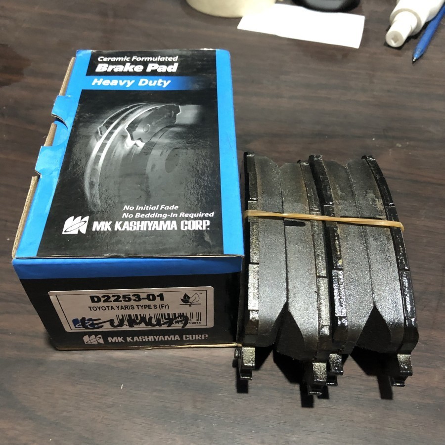 Kampas Rem Depan Yaris Type S - Brake Pad (Fr) / Cakram -MK Biru Japan