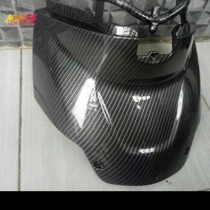 Cover Tutup Mesin Carbon Body Carbon Bawah Jok Scoopy Tahun 2018 2020 Original