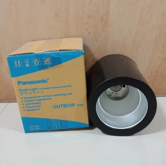 . downlight outbow E27 panasonic lampu tempel outdoor indoor panasonic
