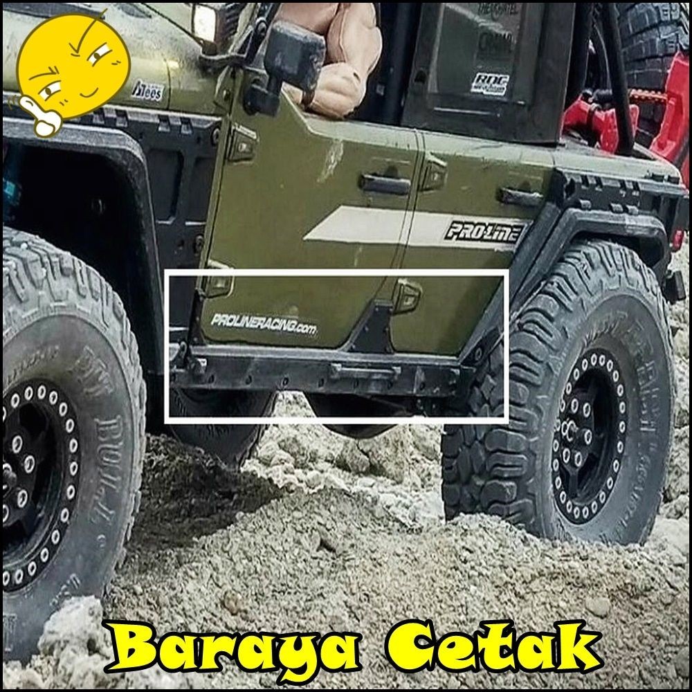 RC Armor Rock Slider Axial Step Mobil Jeep 1/10 SCX10 Axial RGT RC4WD MN86 MN WPL MN 3D Print Akseso