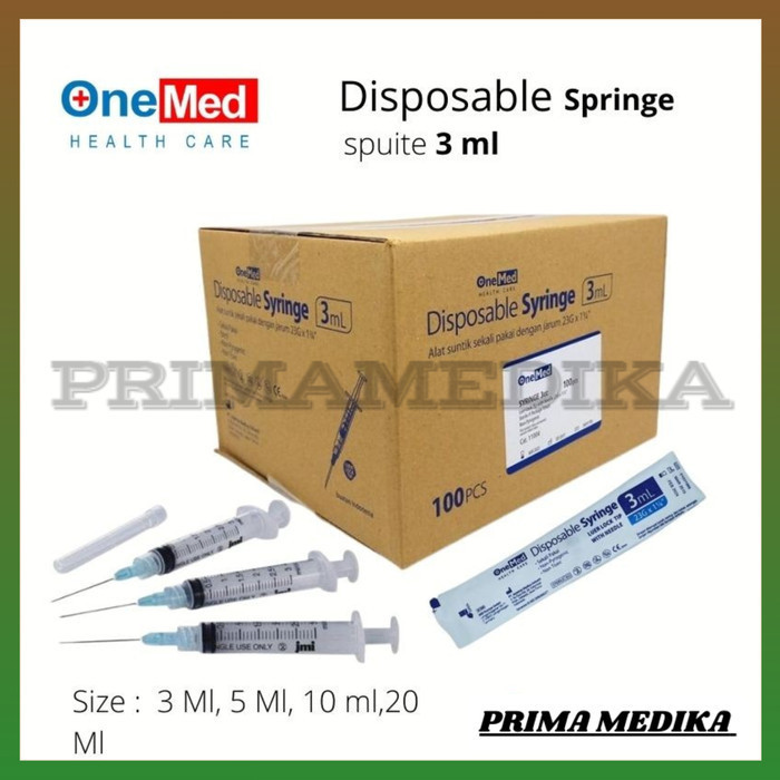 Terlaris Suntikan Spuit 1cc Spuit 3cc Spuit 5cc Syringe Onemed SALE