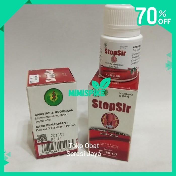 

STOPSIR 12 KAPSUL & AMBESIR 12 KAPSUL MERINGANKAN GEJALA WASIR BY MIMISPIKE !!!
