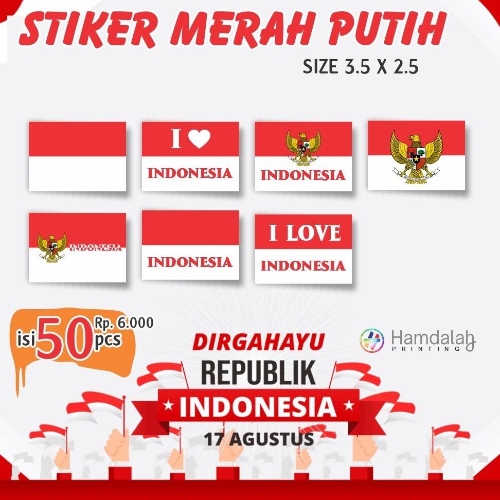 

PROMO AKHIR TAHUN stiker bendera merah putih di pipi ( isi 50 pcs ) MURAH