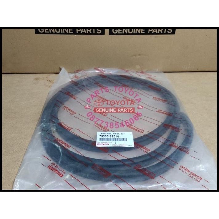 HOT DEAL LIS LIST KARET MOULDING KACA LUAR DEPAN AVANZA XENIA ASLI 75533-BZ010 