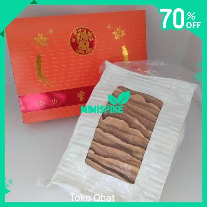 

LING ZHI JAMUR (GANODERMA LUCIDUM) LONG LIFE 150 GR BOX BY MIMISPIKE !