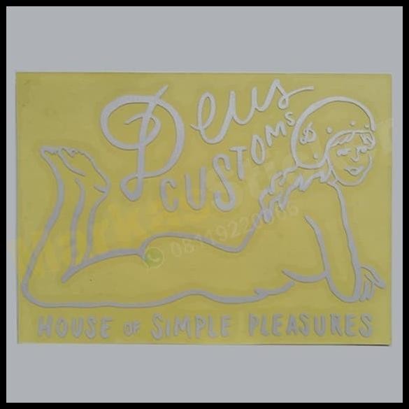 

DISKON STICKER DEUS CUSTOM HOUSE OF SIMPLE PLEASURES !