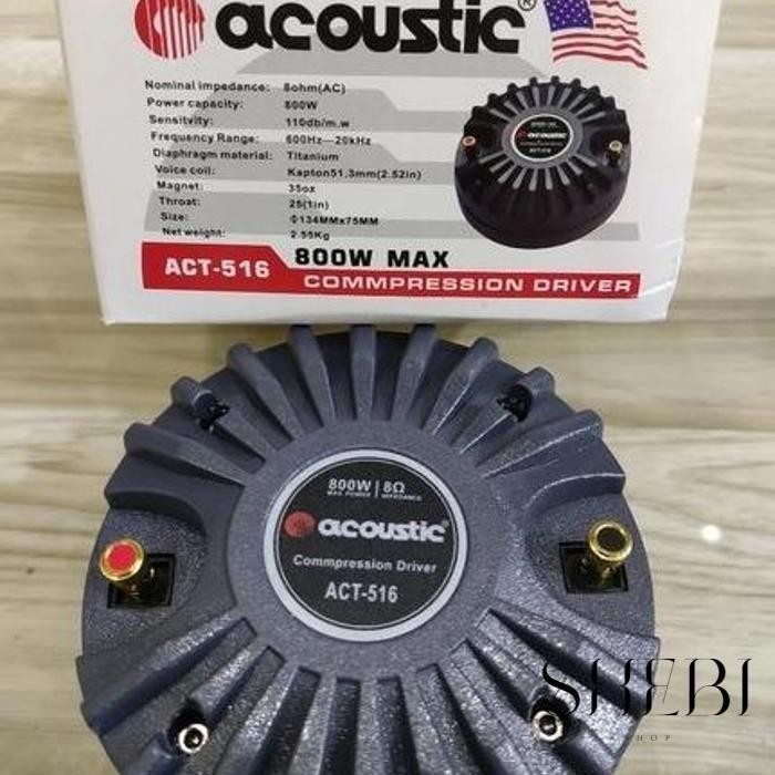 [ACOUSTIC - PA516] DRIVER TWEETER ACOUSTIC PA516 800 Watt shebi_shop