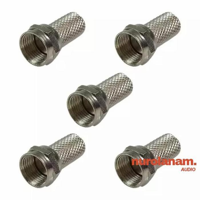 CONNECTOR F DRAT UNTUK PARABOLA (MURAH) nurolanam