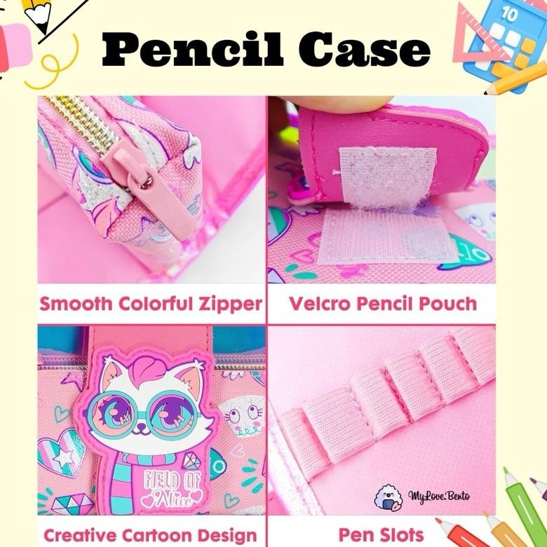 

TERLARIS Tempat Pensil Anak PREMIUM Pencil Case Multifunctional Stationery Pouch Luxury Quality ta-127