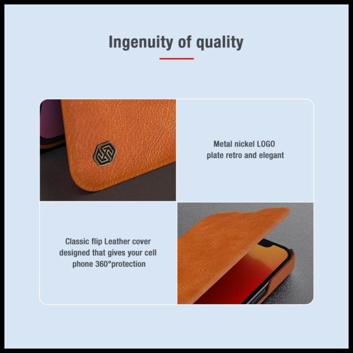 TERBARU QIN PRO LEATHER NILKIN CASE IPHONE 13 PRO MAX CASE IPHONE 13 