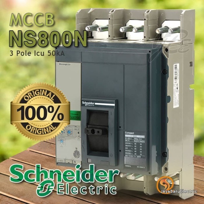 Mccb Schneider Compact Ns800N 3P 800A Micrologic 2.0 33466 Ori