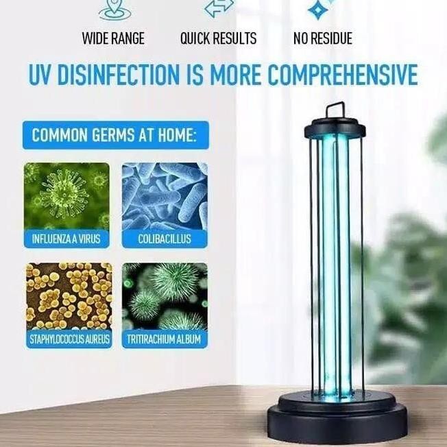 Uv Sterilizer Ruangan 38 Watt Lampu Led Uv Remote Body Besi