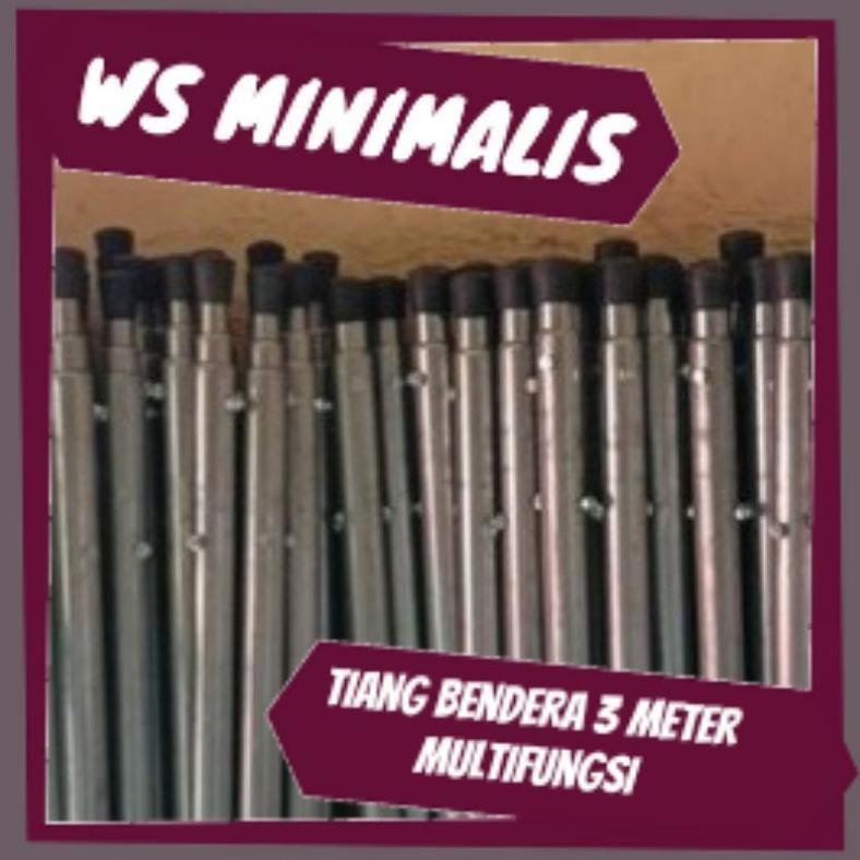 PROMO - TIANG MULTIFUNGSI ANTI KARAT // TIANG ANTENA // TIANG BENDERA // TIANG WIFI // TIANG SERBAGU