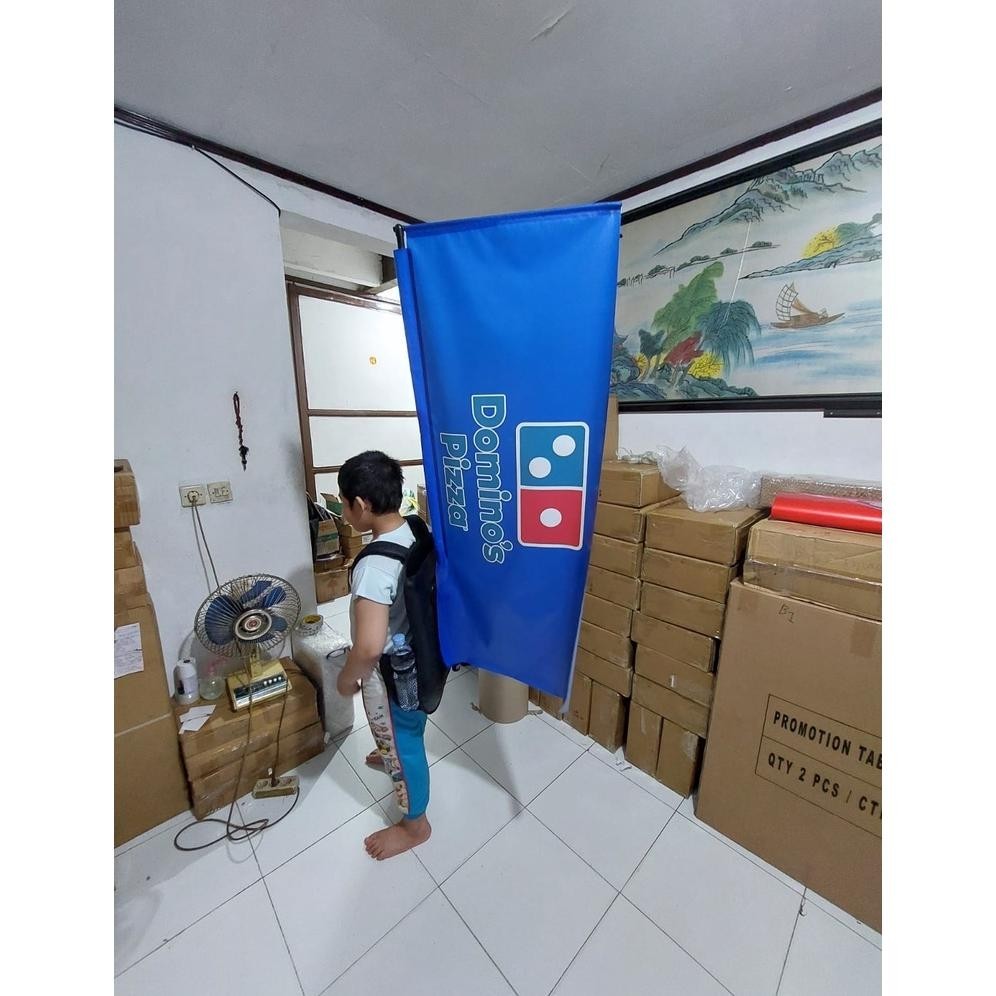 PROMO - BACKPACK FLAG - FLAG BANNER - FLYING BANNER- TAS BENDERA