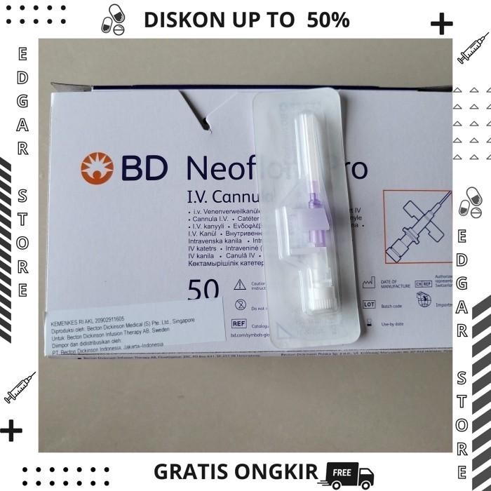 NEOFLON 26GA 0.6 X 19MM / NEOFLON 26G BD / VENFLON BD TERBAIK BY EDGAR STORE 