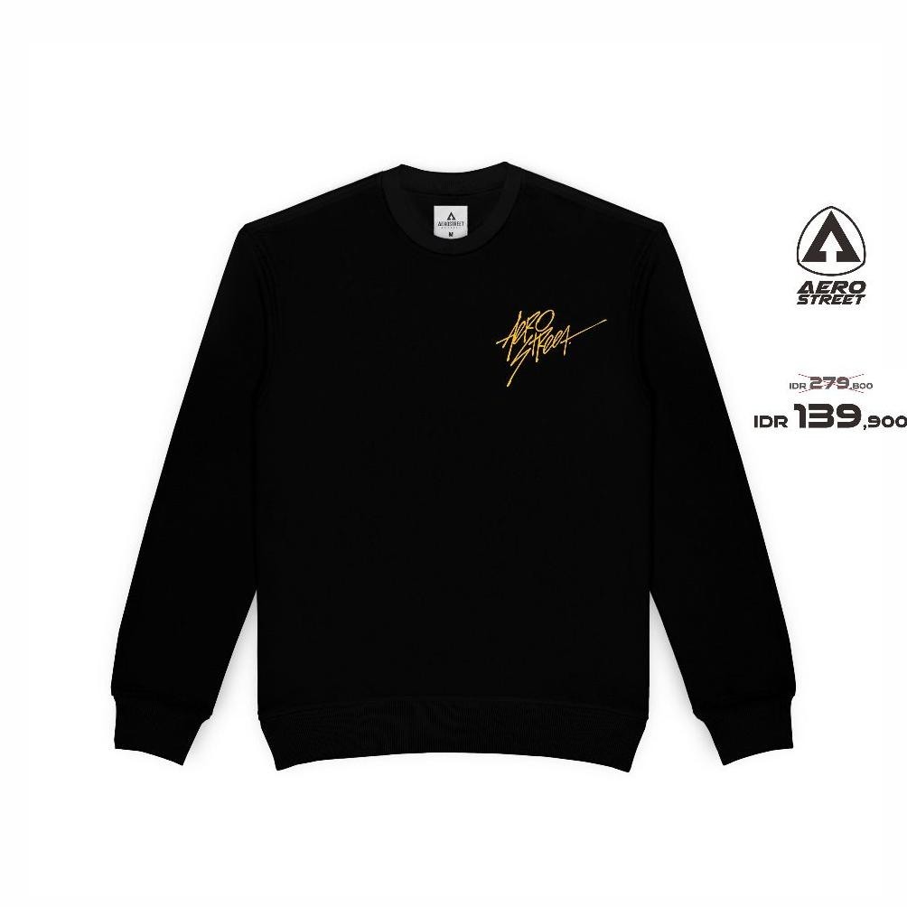 Sweater Kaos Pria Torres Hitam Sweatshirt Baaaa