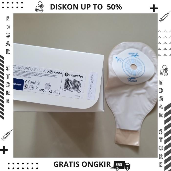 

CONVATEC STOMADRESS PLUS OPAQUE / KANTONG KOLOSTOMI COKLAT 420590 GRATIS ONGKIR BY EDGAR STORE !!!!