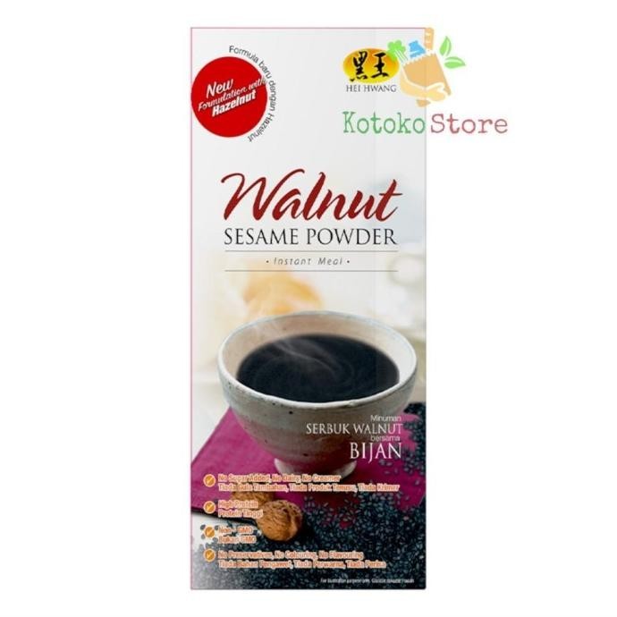 

Hei Hwang Walnut Sesame Powder/ Minuman Serbuk Walnut Wijen 450gr