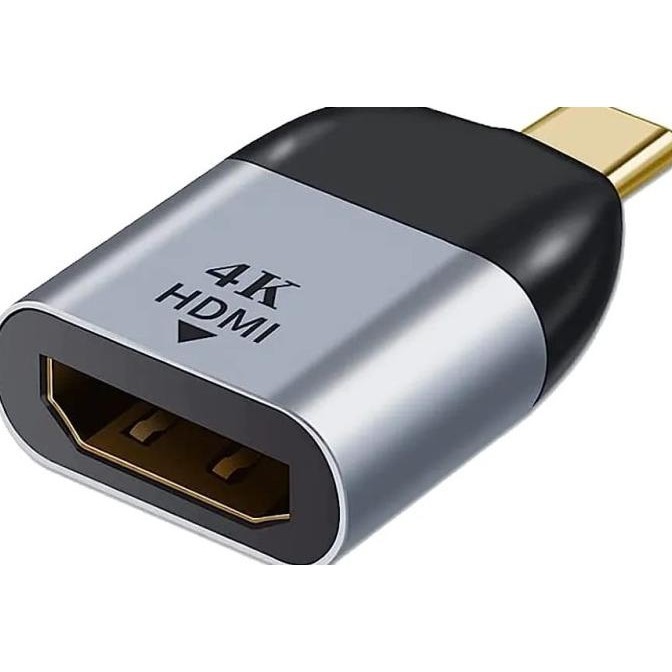 ADAPTER TYPE C TO HDMI 60Hz / CONNECTOR TYPE-C MALE TO HDMI 4K 60Hz