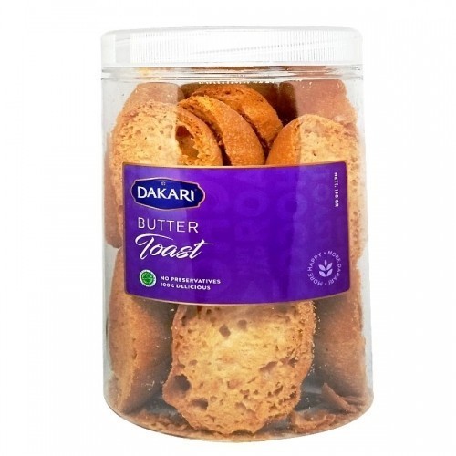 S55864 DAKARI BUTTER TOAST KUE KERING 190GR MAJU BERSAMA (20250910)