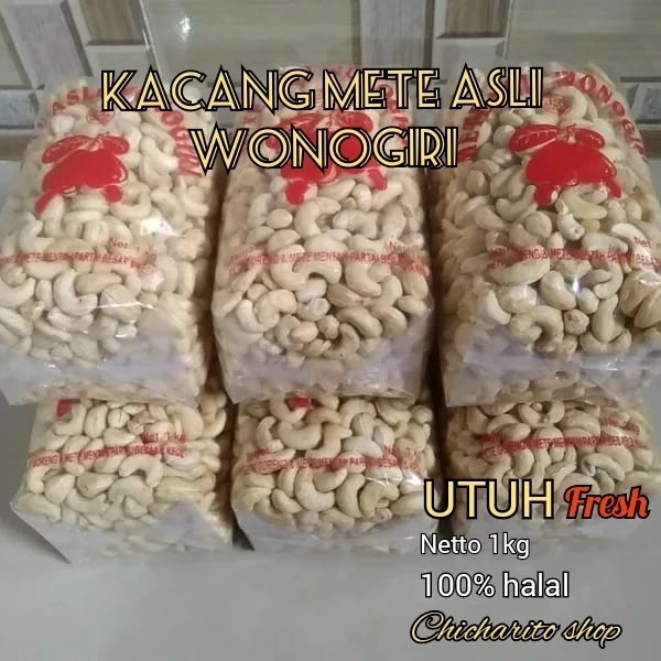 

TERUJI kacang mede kacang mete mentah fress 1kg