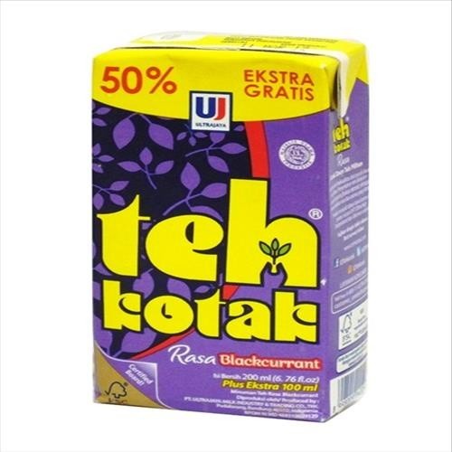 S21410 ULTRAJAYA BLACKCURRANT MINUMAN TEH 200ML KOTAK MAJU BERSAMA (20251206)