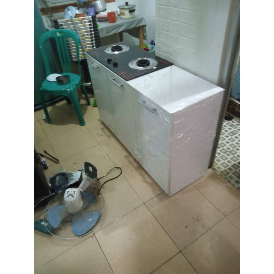 PROMO MEJA DAPUR KOMPOR TANAM RAK PAJANGAN SERBAGUNA KITCHEN SET BAWAH