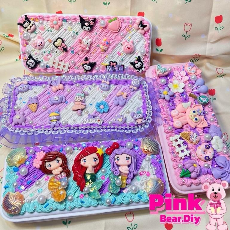 

Gratis Ongkir Kotak Pensil Decoden Sandrio Cinnamorrol Kuromi Lotso/Set Diy Kotak Pensil Deco Clay Cream Mendekor Pencilcase Cinnamorrol Kuromi My Melody Lotso/Gift Box Diy Kotak Pensil Vb-8