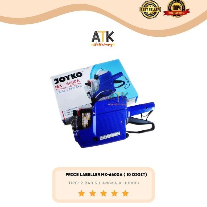 

Price Labeller 2 Baris Joyko ( Label Harga) MX-6600A atk