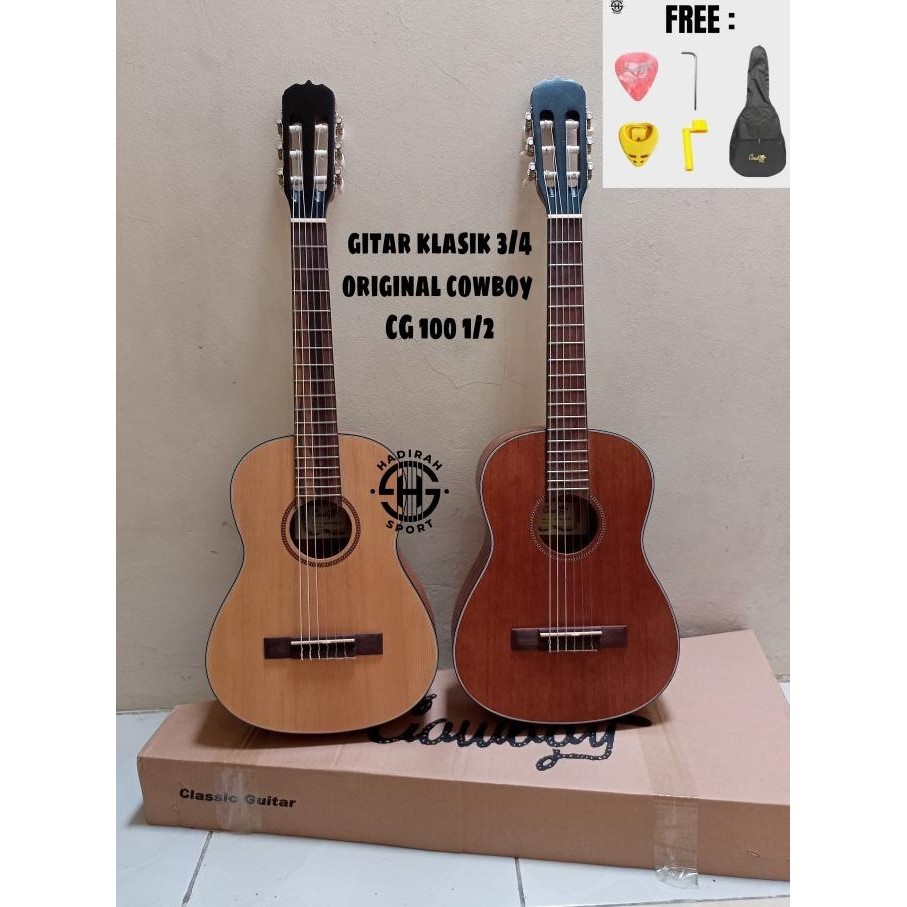 Gitar Cowboy Akustik Klasik Gitar Nylon Original Cowboy