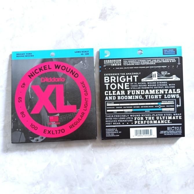 Senar Bass D'Addario 4 String - Bass Dedario 4 Senar - Bass Dario 4 St