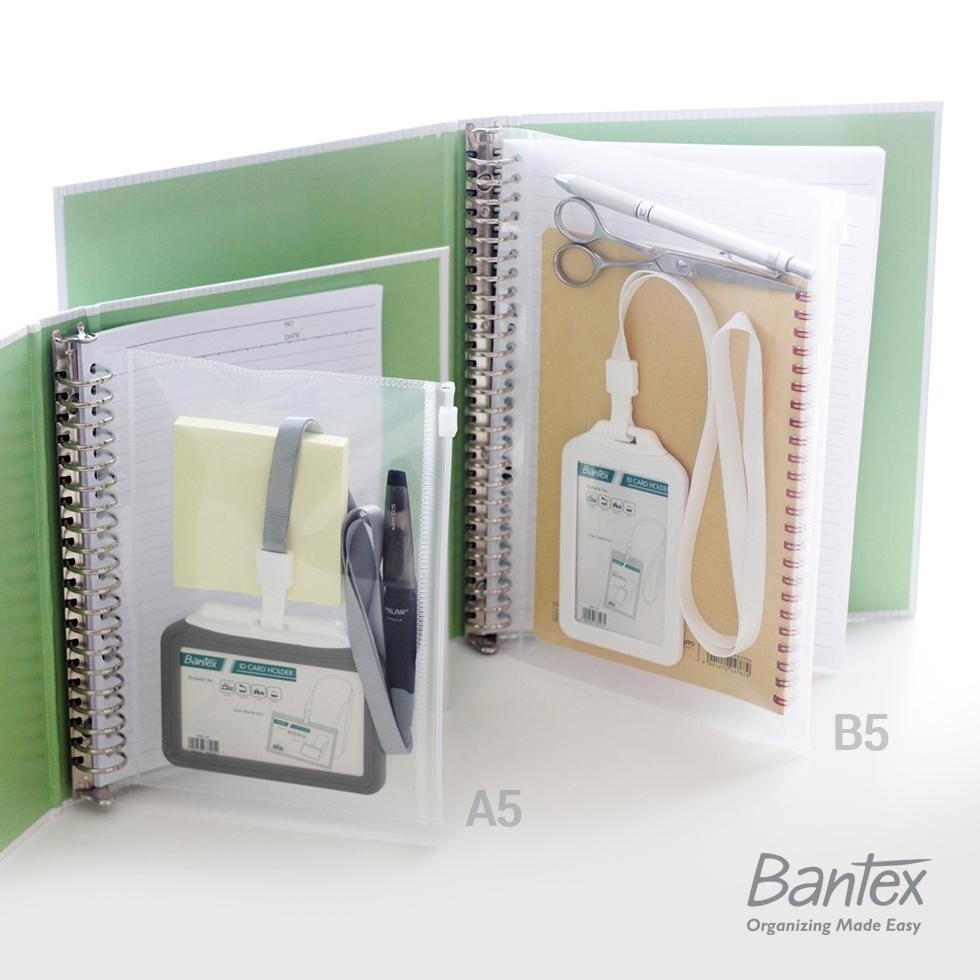 

Murah Bantex Zipper Pocket For Multiring Binder B5 26 Holes 8073 08