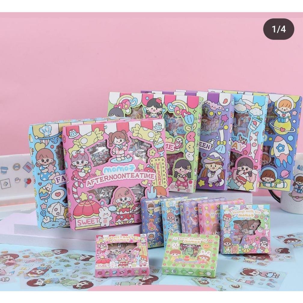 

Murah Sticker Momo Isi 100 Lembar Stiker Waterproof Botol Minum Tumblr Kartun Viral Lucu Korea Diy/Stiker Aesthetic Diy Buku Diary / Stiker Tumblr / Stiker Deco / Stiker Hp Laptop
