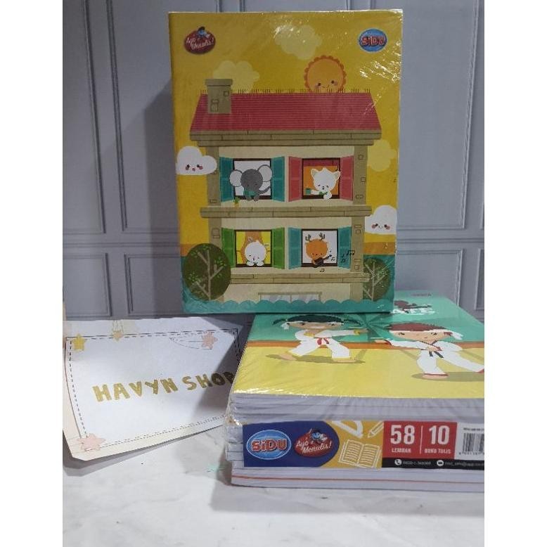 

8.8 (10Pc) Buku Tulis Sinar Dunia Sidu Isi 58 Lembar/Buku Tulis