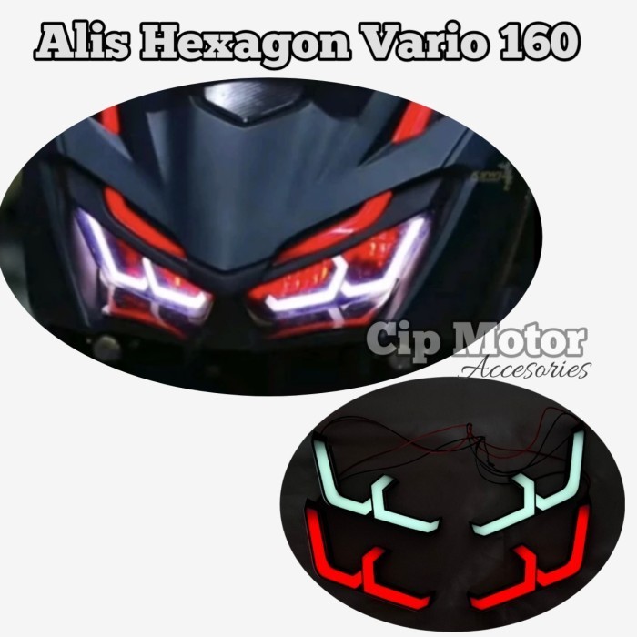 LAMPU ALIS LAZY HEXAGON VARIO 160 LAZY HEXA VARIO 160 CBS ABS
