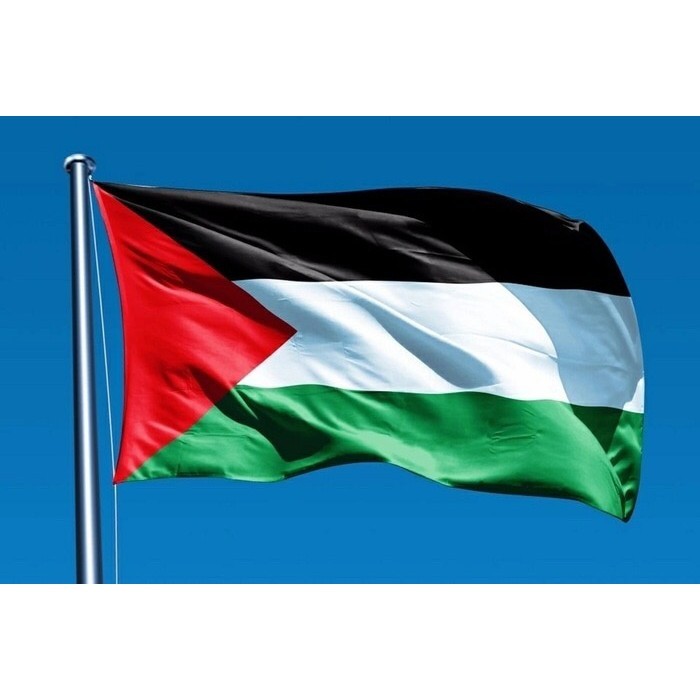 

Terlaris Bendera Palestina 100x150cm Polyester Bahan Jahit Bukan Sablon SALE