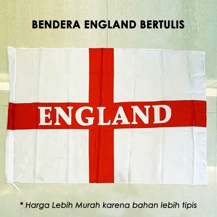 

Terlaris Flag of England / Bendera Inggris ukuran besar SALE