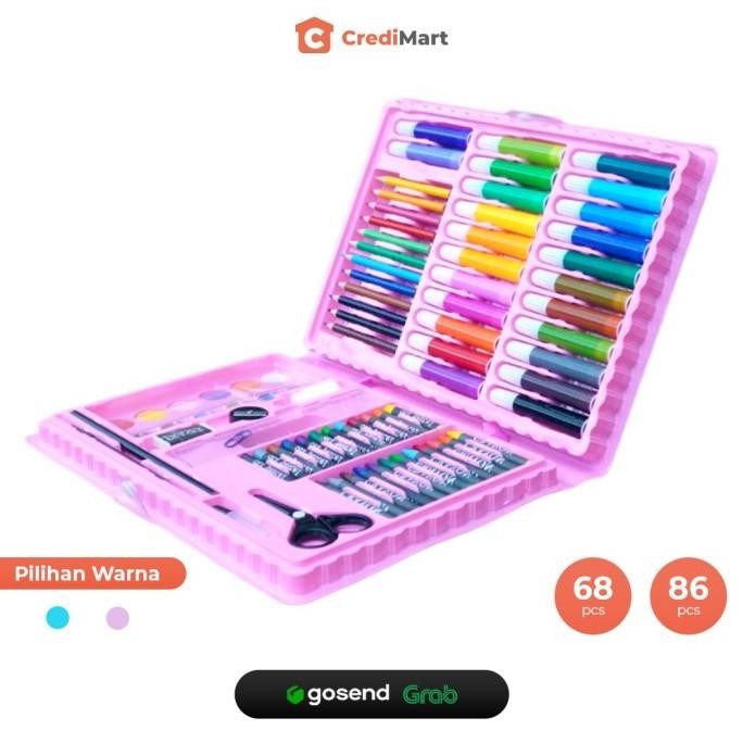 

COLORING SET CRAYON MEWARNAI SET SPIDOL CAT AIR LENGKAP -68 PCS CRAYON SET ANAK LENGKAP HALUS NYAMAN BAGUS BERKUALITAS BRAND OFFICIAL TERLARIS TERBARU TERMURAH UNIK COD